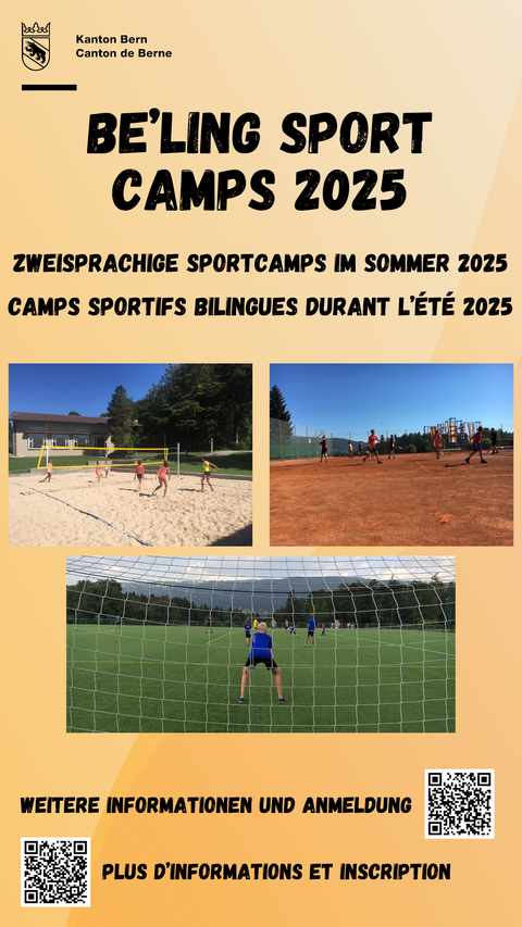 Flyer - BE’ling Sport Camps 2025 Flyer - BE’ling Sport Camps 2025