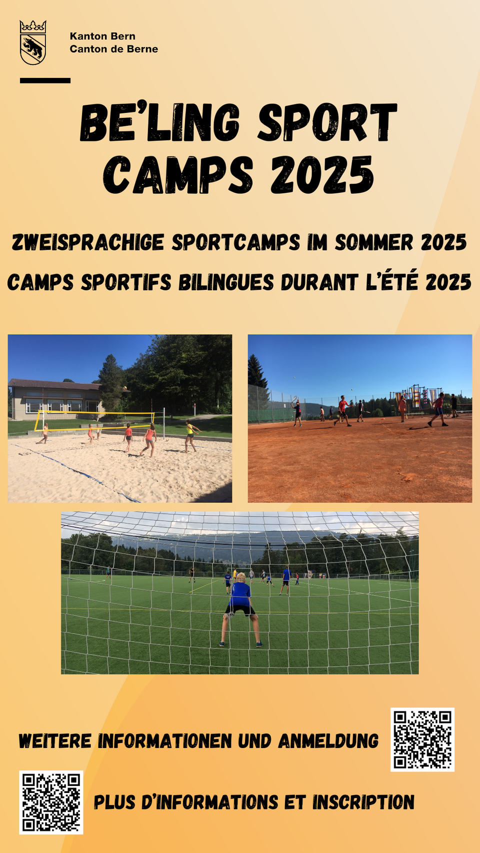 Flyer - BE’ling Sport Camps 2025 Flyer - BE’ling Sport Camps 2025